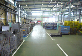 Inside the factory (a section)