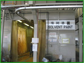 Solvent Painting Line Kasai Factory